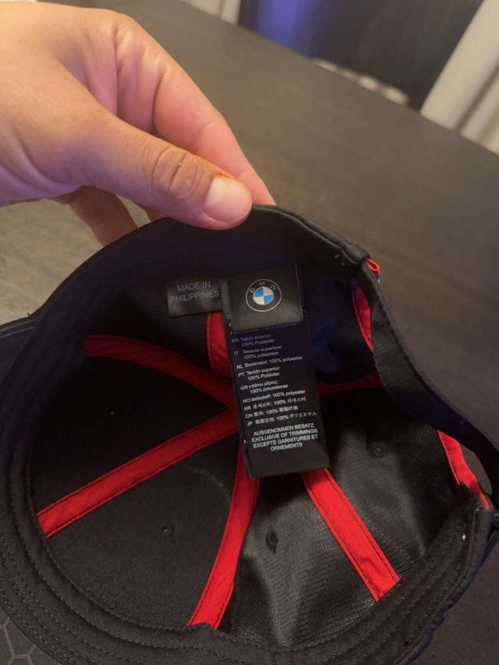BMW M Motorsport Logo Baseball Cap Black - Picture 5 of 7
